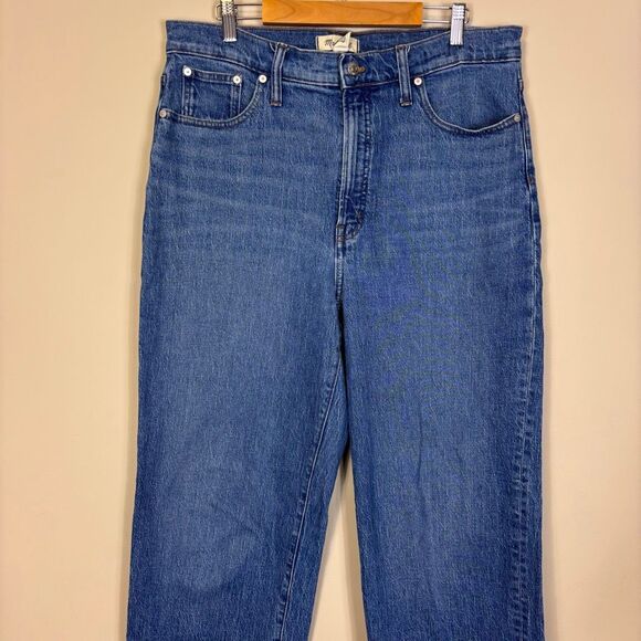 Madewell The Perfect Vintage High Rise Wide Leg Jeans 32 Tall Inseam - Picture 3 of 8